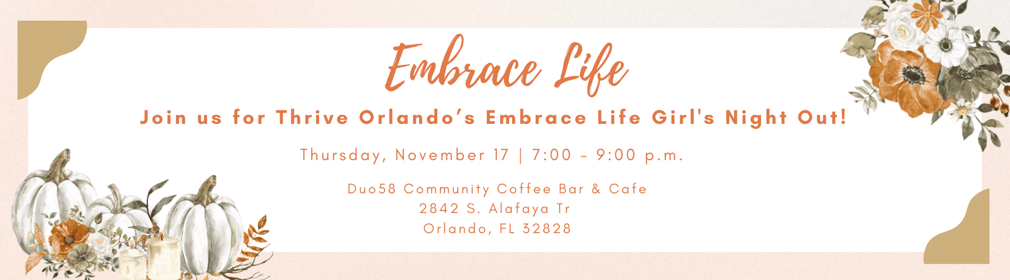 Embrace Life web banner